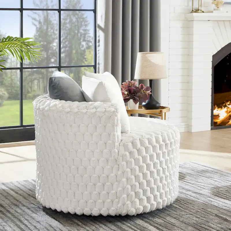 Fauteuil à roulettes Off White 35, rembourré en 3D