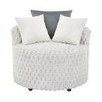 Fauteuil à roulettes Off White 35, rembourré en 3D