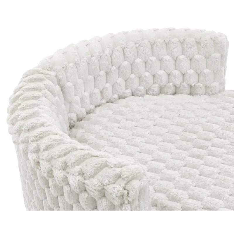 Fauteuil à roulettes Off White 35, rembourré en 3D