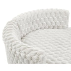 Fauteuil à roulettes Off White 35, rembourré en 3D