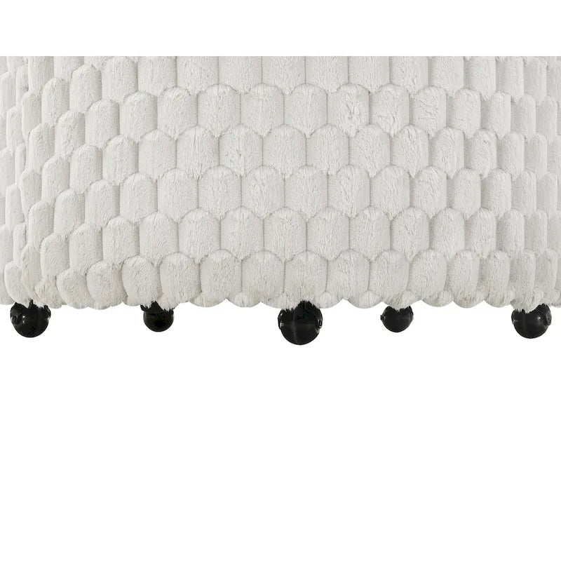Fauteuil à roulettes Off White 35, rembourré en 3D