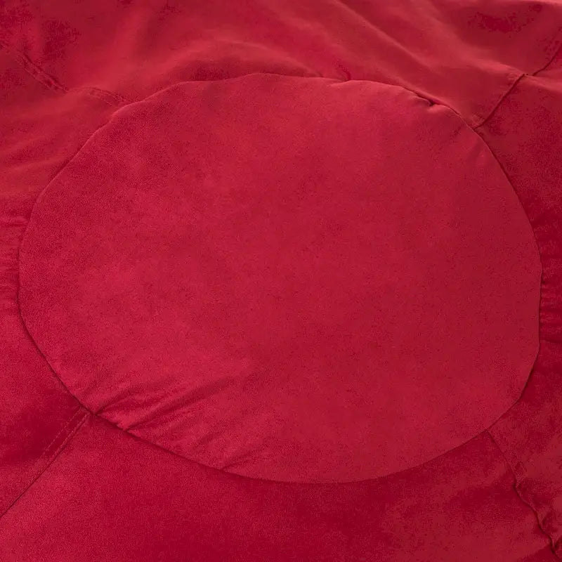 Pouf géant de 1,5 m en mousse déchiquetée avec housse amovible en microfibre suédée, assise confortable et relaxante pour enfants et adultes.