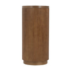Console étroite d'entrée moderne - Table de canapé mince avec étagère ouverte et grain de bois élégant, table de couloir multifonctionnelle
