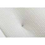 Fauteuil d'appoint capitonné moderne beige 53,15 boutons avec mousse pure et grand coussin pour salon