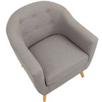 Fauteuil d'appoint moderne du milieu du siècle