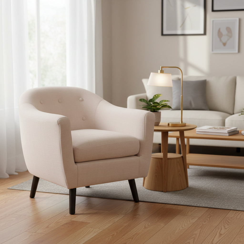 Fauteuil d'appoint moderne du milieu du siècle