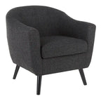 Fauteuil d'appoint moderne du milieu du siècle