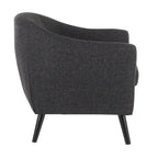 Fauteuil d'appoint moderne du milieu du siècle
