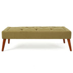 Pouffe en tissu capitonné