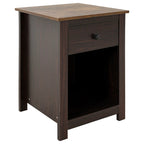 Table d'appoint avec tiroir et étagère, petite table de rangement à 2 niveaux, table de chevet avec tiroir, table d'appoint avec rangement