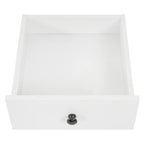 Table d'appoint avec tiroir et étagère, petite table de rangement à 2 niveaux, table de chevet avec tiroir, table d'appoint avec rangement