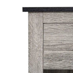 Table d'appoint avec tiroir et étagère, petite table de rangement à 2 niveaux, table de chevet avec tiroir, table d'appoint avec rangement