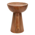 Table d'appoint en métal martelé - bronze ou cuivre