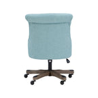 Chaise de bureau capitonnée mouchetée