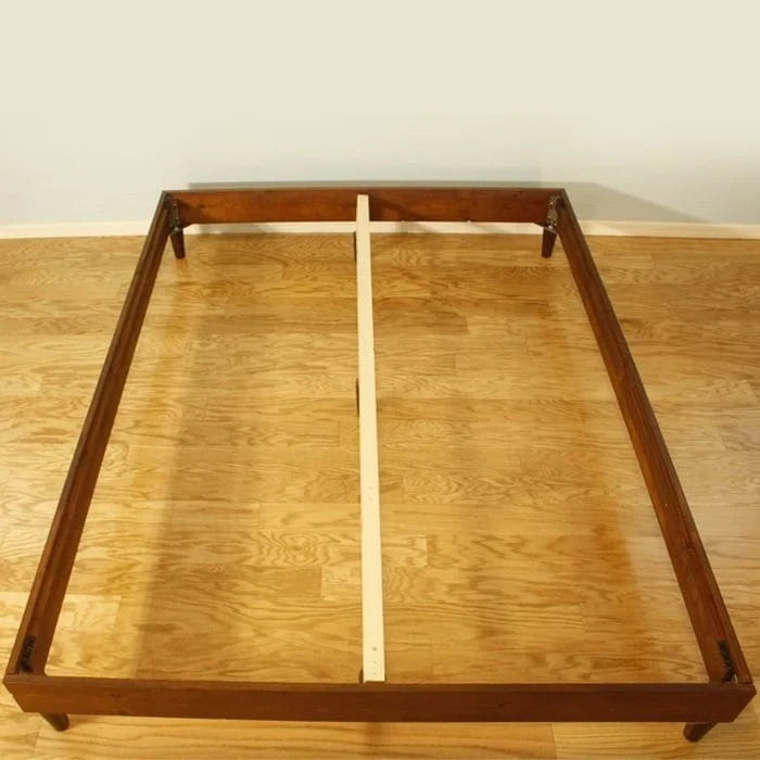 Cadre de lit plateforme en bois naturel pour matelas en latex ou en mousse à mémoire de forme