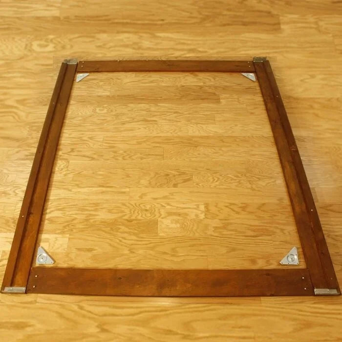 Cadre de lit plateforme en bois naturel pour matelas en latex ou en mousse à mémoire de forme
