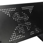 Table d'ordinateur portable pliable et réglable pour lit ou canapé avec ventilateur et tapis de souris