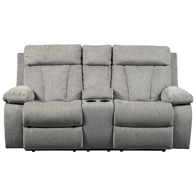 Canapé double inclinable avec panneau de commande