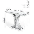 Table console d'entrée miroir Table d'appoint Table de canapé