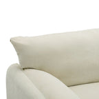 Fauteuil surdimensionné en chenille de style moderne de 38,6 po de large