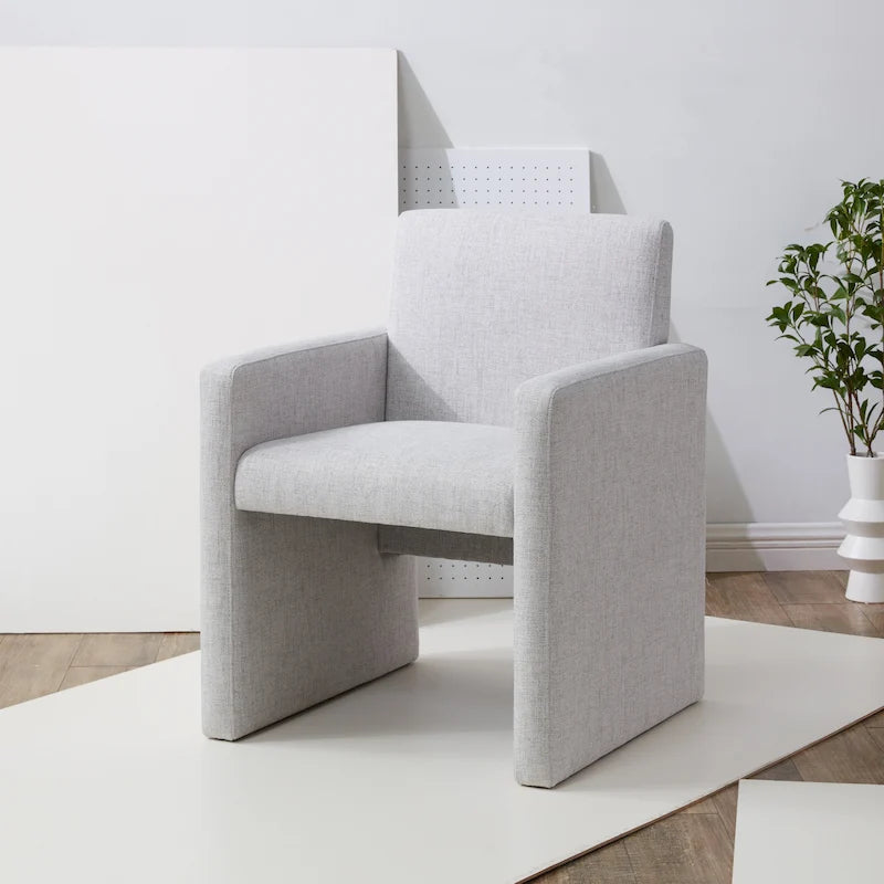 Fauteuil en lin - 26 L x 25 P x 33 H - 26Lx25Px33H