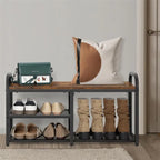 Meuble à chaussures 3 niveaux pour entrée - 11.82P x 31.7L x 17.56H