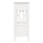 Table console de 36 po en pin de style rustique pour entrée de canapé avec 4 tiroirs et 1 étagère de rangement