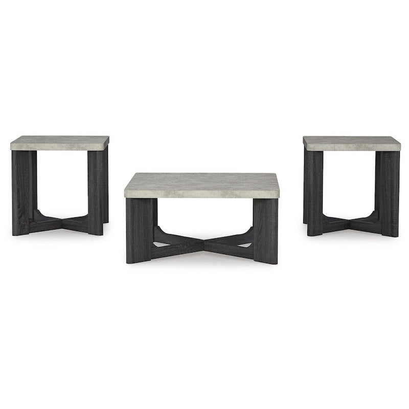 Table basse de designer (Lot de 3) - 35L x 35P x 17H