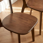 Chaise de salle à manger en bois massif de grade FAS, chaise de table en bois naturel, chaise de salon simple et naturelle 46,5 * 54 * 80cm