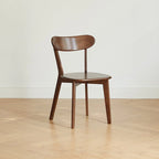 Chaise de salle à manger en bois massif de grade FAS, chaise de table en bois naturel, chaise de salon simple et naturelle 46,5 * 54 * 80cm