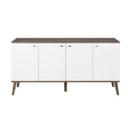 Bahut moderne milieu de siècle à 4 portes – 64 L x 32 H x 16 P
