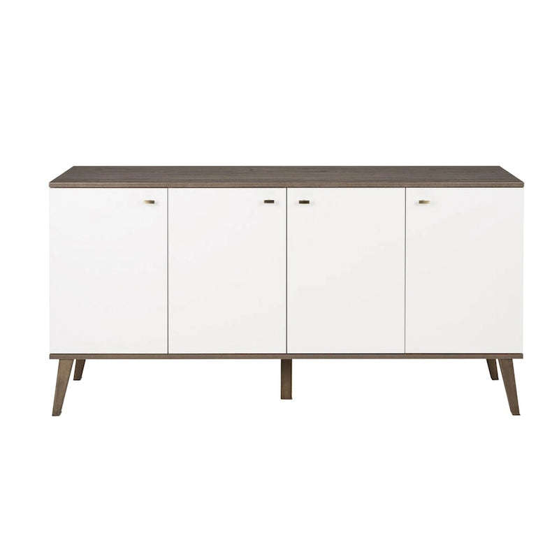 Bahut moderne milieu de siècle à 4 portes – 64 L x 32 H x 16 P