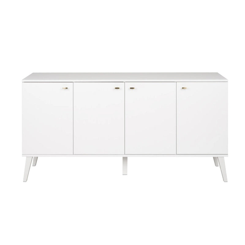 Bahut moderne milieu de siècle à 4 portes – 64 L x 32 H x 16 P