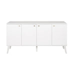 Bahut moderne milieu de siècle à 4 portes – 64 L x 32 H x 16 P