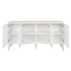 Bahut moderne milieu de siècle à 4 portes – 64 L x 32 H x 16 P