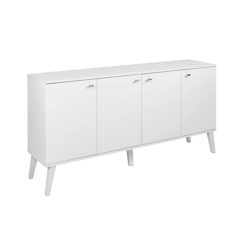 Bahut moderne milieu de siècle à 4 portes – 64 L x 32 H x 16 P