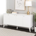 Bahut moderne milieu de siècle à 4 portes – 64 L x 32 H x 16 P