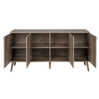Bahut moderne milieu de siècle à 4 portes – 64 L x 32 H x 16 P